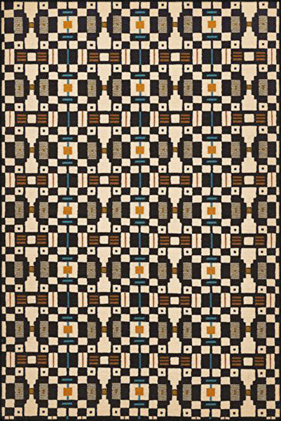 Rugs Modern Halı Mixed Color Tones Cube Patterned Decorative Carpet 4197