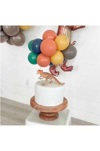 Partifabrik Dinozor Temalı Balon Pasta Süsü