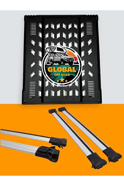 global off road TÜM ARAÇLAR İLE UYUMLU TAVAN SEPETİ(100x120) ve ARA ATKI
