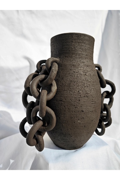 details home decor Doku serisi Stoneware vazo