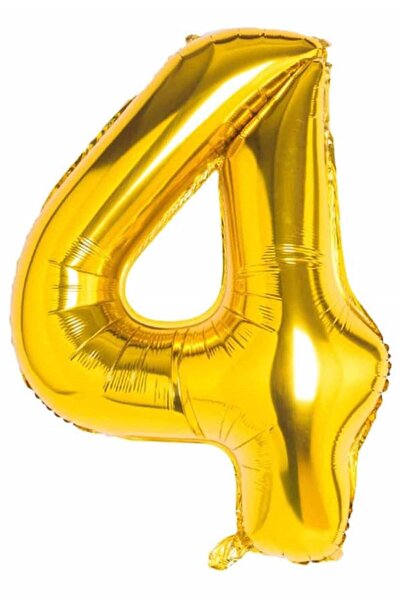 Partifabrik بالون فويل رقم 80 سم ذهبي