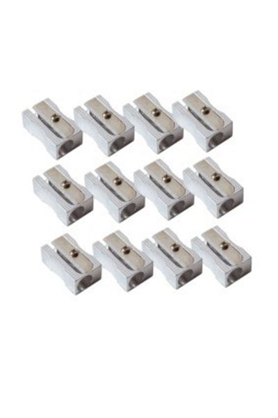 KRAF 750G Single Metal Pencil Sharpener 12 Pieces