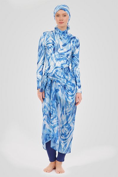 ALFASA Patterned Agate Skirt Pareo