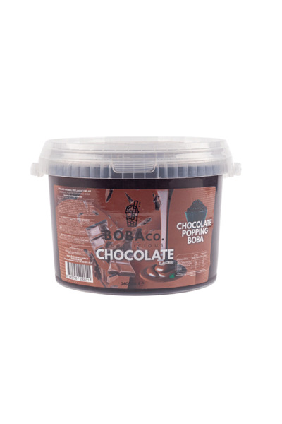 TheBobaCo. Bubblicious Bubble Tea Boba - Çikolata / Chocolate 3,4kg