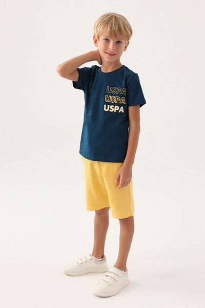 U.S. Polo Assn. ΒΑΣΗ. Polo Assn Licensed Polo Boy's Bermuda Suit