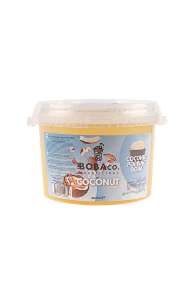 TheBobaCo. Bubblicious Bubble Tea Boba - Hindistan Cevizi / Coconut 3,4kg