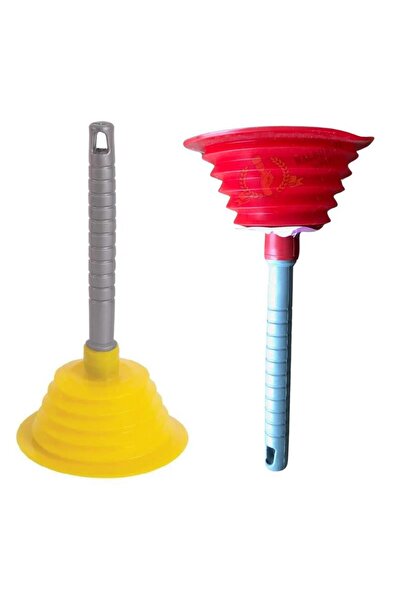 İzmir Fırça Körüklü Vantuz Pompa Büyük - Gider Pompası - 27 cm.