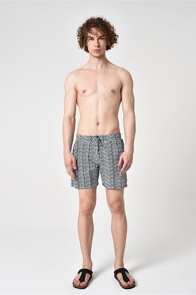 ALEXANDERGARDI Pantaloni scurți de baie cu model Alexandergardı (E22-GRANZ00)