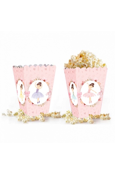 Big Party Balerin Temalı Mısır Kutusu  8li
