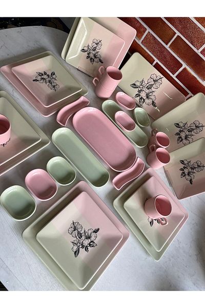 Keramika Colorful Flavors 30 Piece Breakfast Set