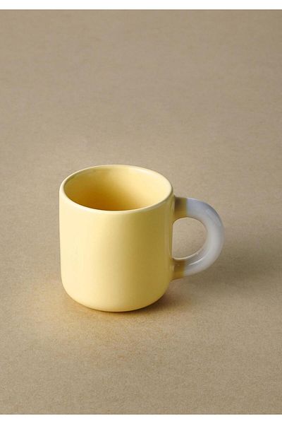 The Mia Colorida Espresso And Turkish Coffee Cup Yellow