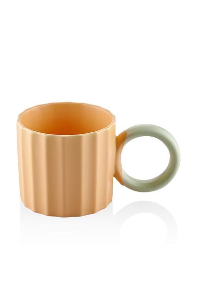 The Mia Runden Porcelain Mug Yellow 250 ml