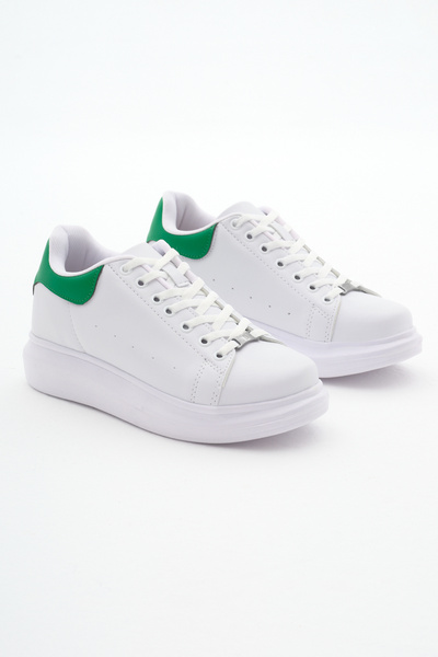 Tonny Black Unisex Beyaz Yeşil Spor Ayakkabı V2alx