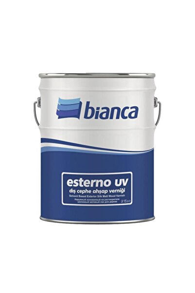 Bianca Esterno Uv Son Kat Ahşap Vernik Renksiz 0,75 Lt
