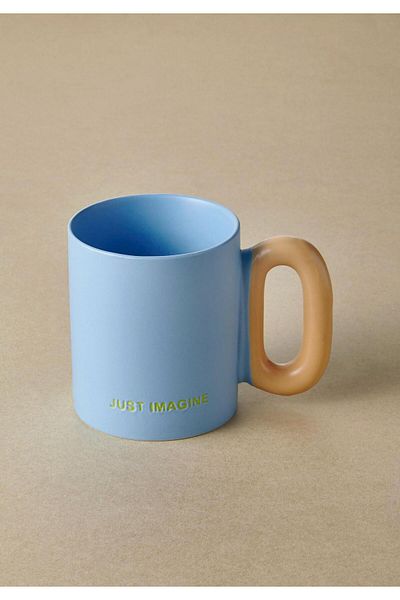 The Mia Macaron Porcelain Mug Blue 330 ml