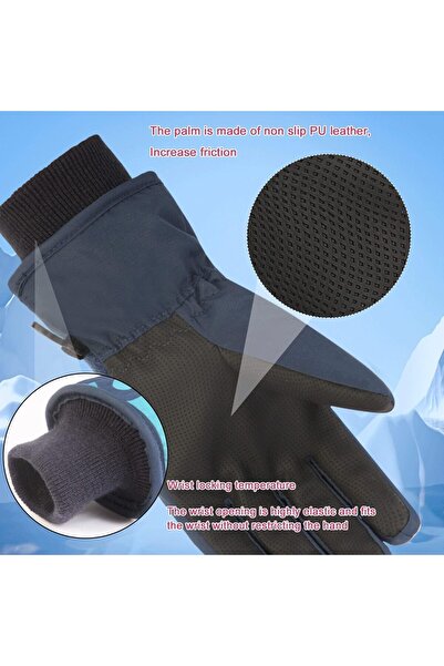 FAYHIJUN UNISEX ÇOCUK ELDİVENİ KAYAK ELDİVENİ BİSİKLET ELDİVENİ