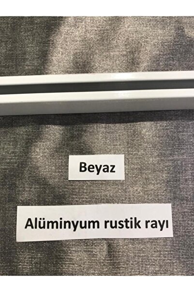 özdeğer home 130cm  rustik perde rayı dekoratif perde korniş alüminyum perde ...