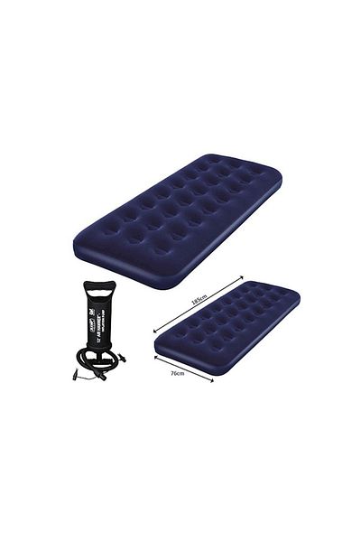 BESTWAY Navy Blue Double Bed - Electric Pump Set BW105 6517