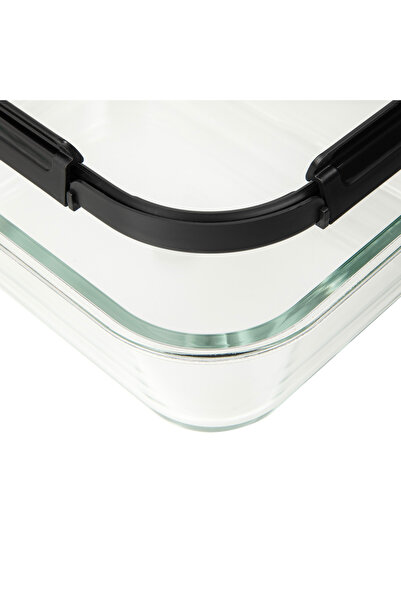 AROW Transparent Ziplock Glass Storage Container - 1040 ml