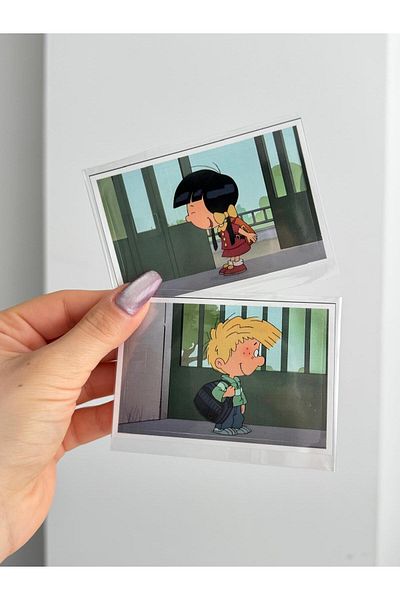 Planet Butik Cedric and Chen Card Covering Sticker Set of 2