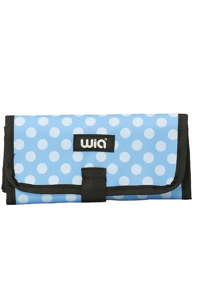 Wia Artistic Brush Bag 25 Compartments Light Blue Polka Dot Code: 216