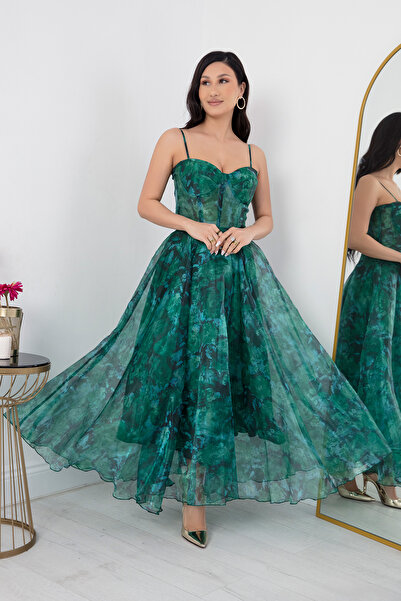 PULLIMM DNS1579 Μοντέλο Κρεμαστό Τούλι Φόρεμα