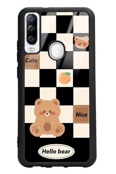 Spoyi GM 20 Pro Hello Bear Tasarımlı Glossy Telefon Kılıfı