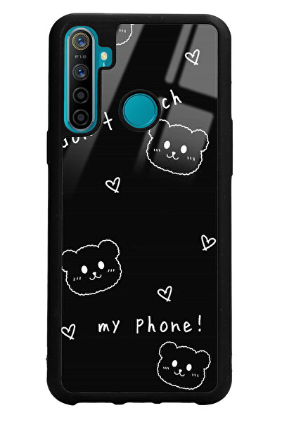 Spoyi Oppo Realme C3 - 5i Don't Touch Tasarımlı Glossy Telefon Kılıfı