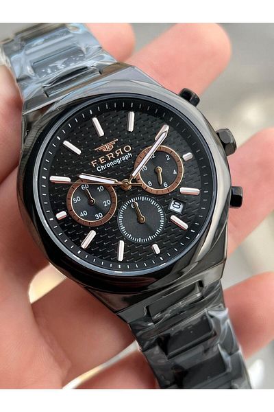 FERRO Inner Functions Active Chronograph 30 Mt Waterproof Men's Wrist Watch xf0027