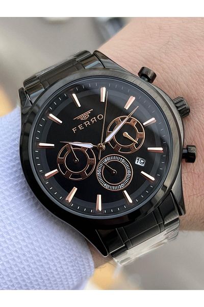 FERRO Inner Functions Active Chronograph 30 Mt Waterproof Men's Wrist Watch xf0028