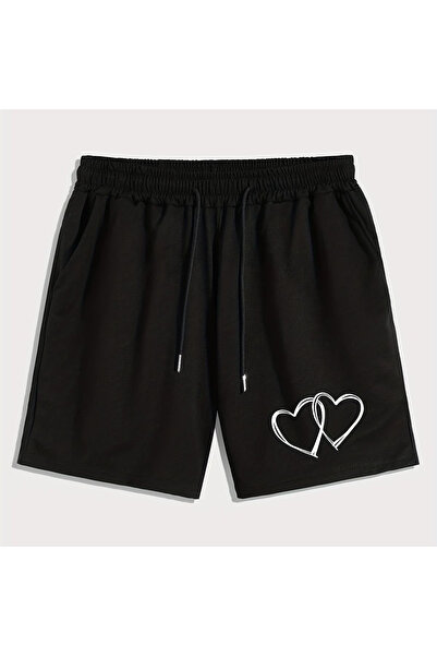 Stendhal Μίνι σορτς Unisex με στάμπα καρδιάς