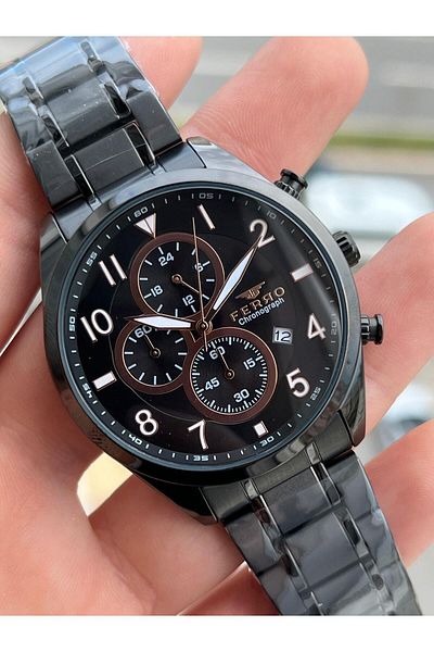 FERRO Inner Functions Active Chronograph 30 Mt Waterproof Men's Wrist Watch xf0034