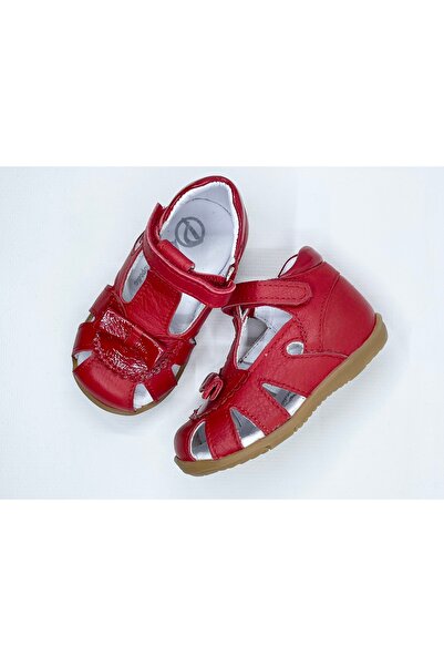 Perlina Leather Orthopedic Sole Baby Girl First Step Shoes