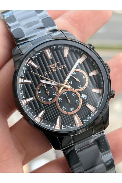 FERRO Inner Functions Active Chronograph 30 Mt Waterproof Men's Wrist Watch xf0033