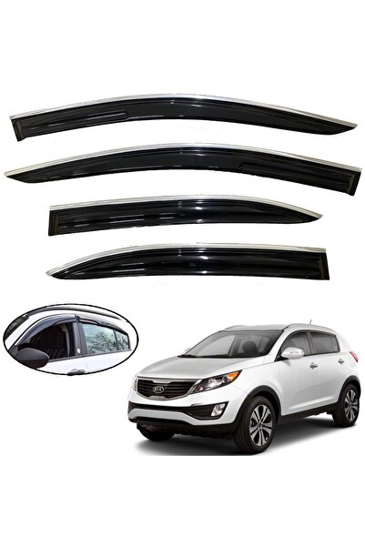 Point Kia Sportage Kromlu Mügen Cam Rüzgarlığı 2010-2015 Arası 4 Lü Takım