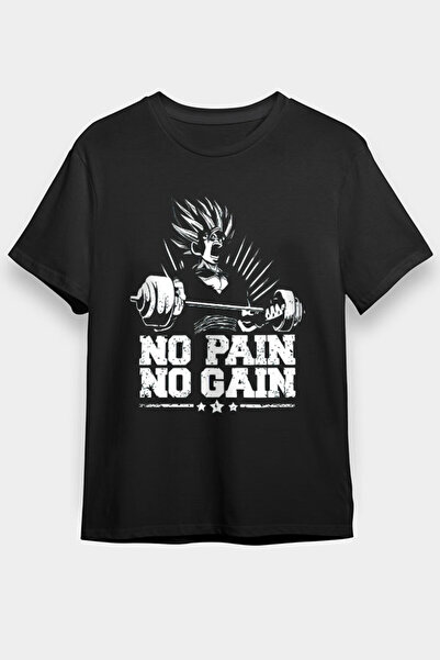 Darkhane Unisex Black T-shirt - No Pain No Gain