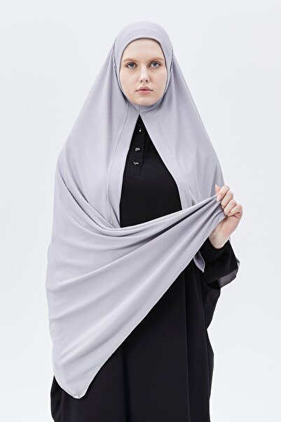 Altobeh Ready Practical Snap-on Luxury Organic Striped Camisole Shawl Cross Aligned Gray