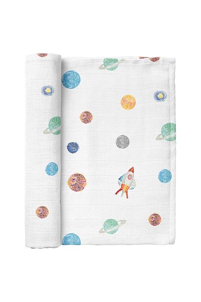 Casadora Baby 100% Cotton Washed Muslin Blanket (115x115 cm)