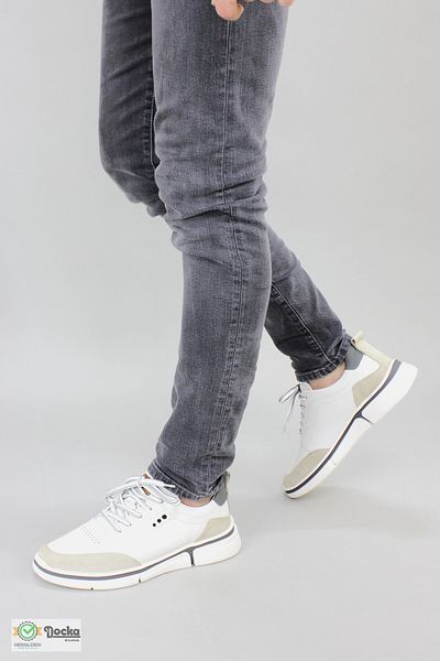 MARCOMEN Men's Genuine Leather Daily Soft Light Sole Sports Style Orthopedic Shoes