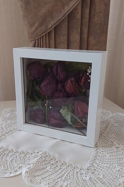 Verda Çerçeve 20x20x5 cm Rama de memorie cu model floral nou la moda
