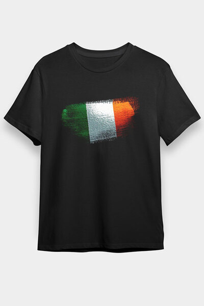 Darkhane تي شيرت أيرلندي أسود للجنسين