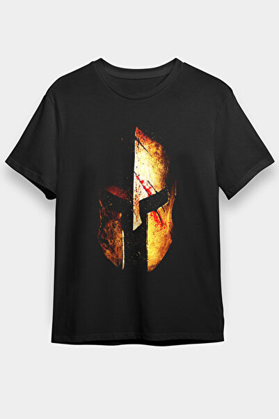 Darkhane تي شيرت سبارتالي أسود بدون أكمام للجنسين، تي شيرت بأكمام مقطوعة