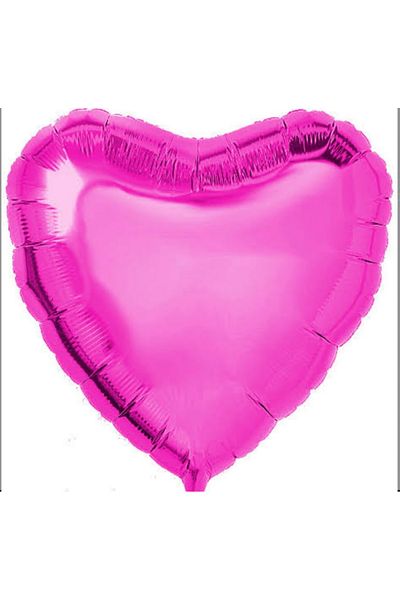 Deniz Party Store 85 CM FUCHIA HEART FOIL BALLON 1 PIECE