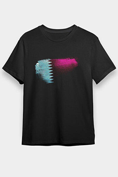 Darkhane قطر - تي شيرت أسود للأطفال من الجنسين من قطر