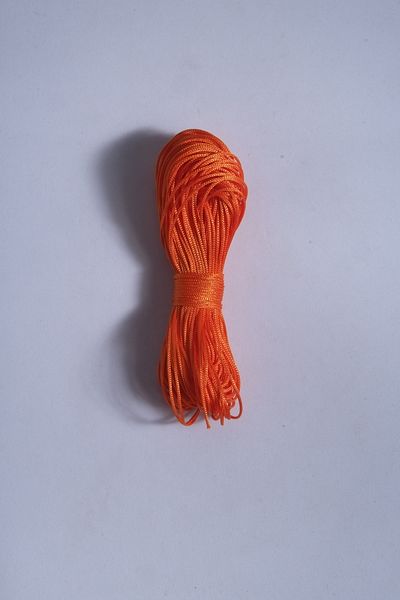Eskişehir hobi sanat 1 mm 25 μέτρα πορτοκαλί χρώμα Κολιέ με κορδόνι αλεξίπτωτο Βραχιόλι Σχέδιο κοσμήματος Σχοινί
