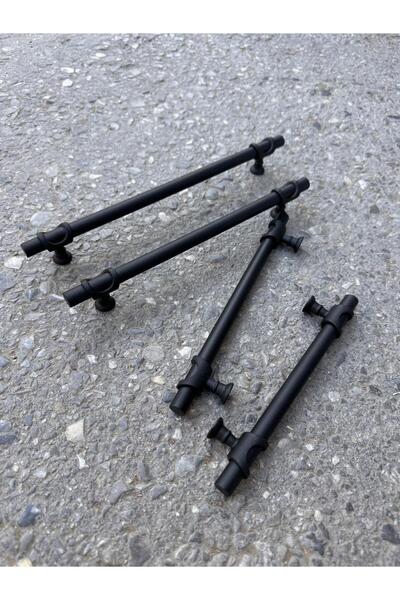 ARON LÜX ARSİN KULP (SİYAH - SİYAH) 160MM TV ÜNİTE KONSOL ŞİFONYER MUTFAK DOL...