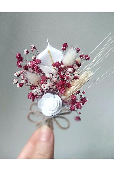 HA&NA Yaka Çiçeği , Damat Çiçeği , Sağdıç Çiçeği, yaka iğnesi