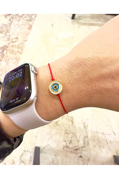 Atelier Çağla Red Eye Evil Eye Bracelet