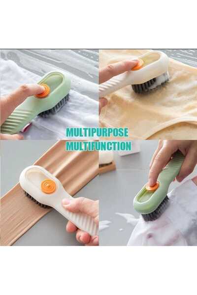 Dalian Home Deterjan Hazneli Süet Bot Nubuk Ayakkabı Temizleme Fırçası Mutfak Banyo Fırçası Çok Amaç