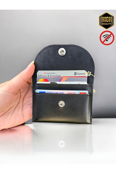 Gempo Σετ θήκης πιστωτικής κάρτας Vegan Leather & Διαφανές κάλυμμα διαβατηρίου